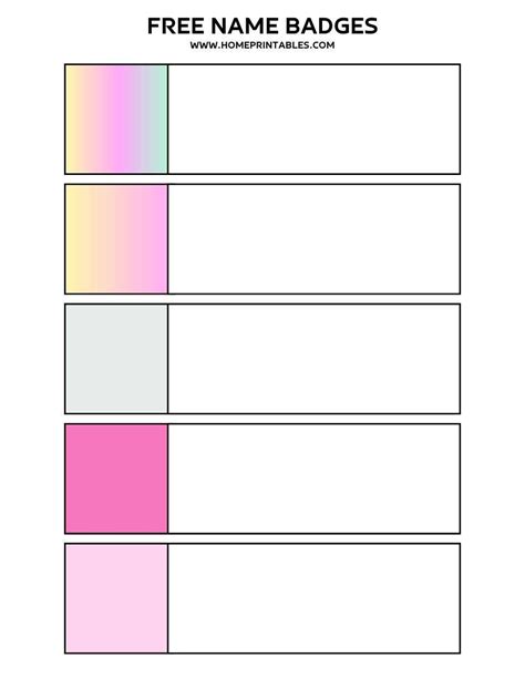 Free Editable Name Tags Printable - 100 Name Label Templates!