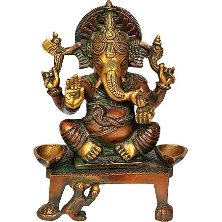 Buy Exotic India Abhisheka Patra - Brass Statue from South India Online ...