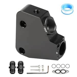 Engine Oil Cooler Adapter Kit - Compatible with Corvette C5 C6 C7 (1997 ...