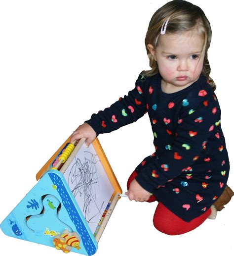 Toys of Wood Oxford TOWO Wooden Activity Centre Triangle Toys - flip ...