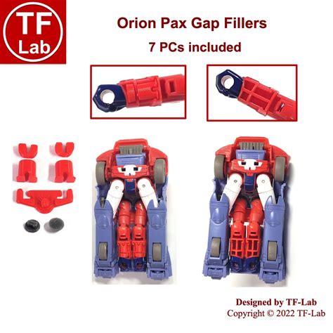 Buy Gap Fillers Upgrade Kit for Transformers Legacy Orion Pax A Hero is ...