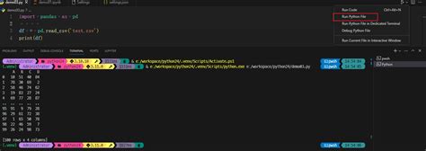 Image result for Vscode Python Data Output List