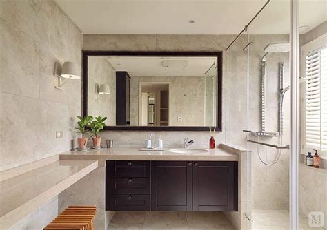 现代美式洗手间设计 – 设计本装修效果图