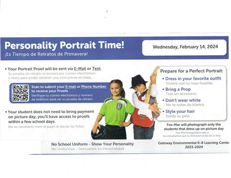 Personality Portrait Flyer – Gateway Environmental K-8