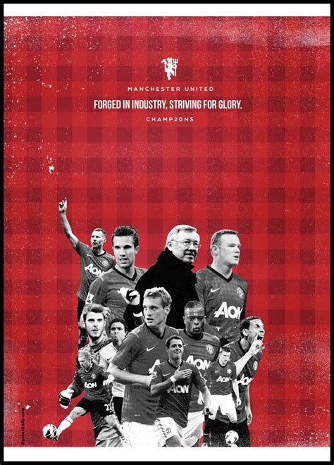 Buy Manchester United Posters India | Manchester United Champions ...