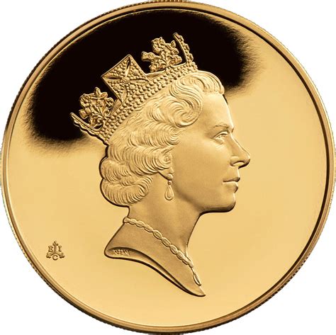 Gold Ounce 2022 Queen Elizabeth II - Raphael Maklouf Portrait, Coin ...