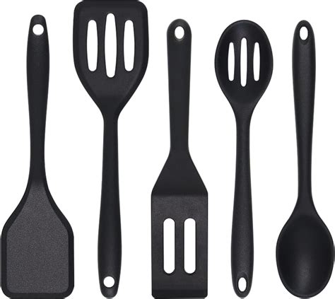 Eolilim Small Silicone Spatulas 5PCS, Mini Turner Easy to Clean ...