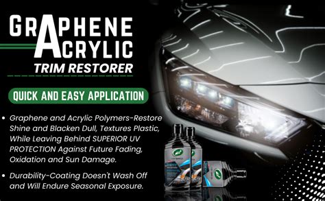 Turtle Wax Hybrid Solutions Graphene Acrylic Liquid Trim Restorer-For ...