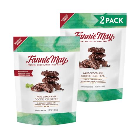 Amazon.com : Fannie May, Milk Chocolate Candy, Mint Chocolate Cookie ...
