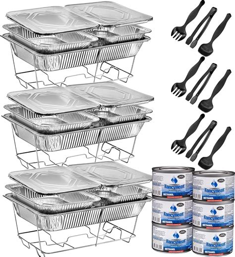 Amazon.com: Disposable Chafing Dish Buffet Set, Food Warmers for ...
