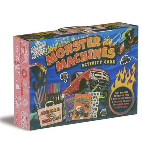 Monster Machines Colour & Carry Activity Case – Jr.Billionaire