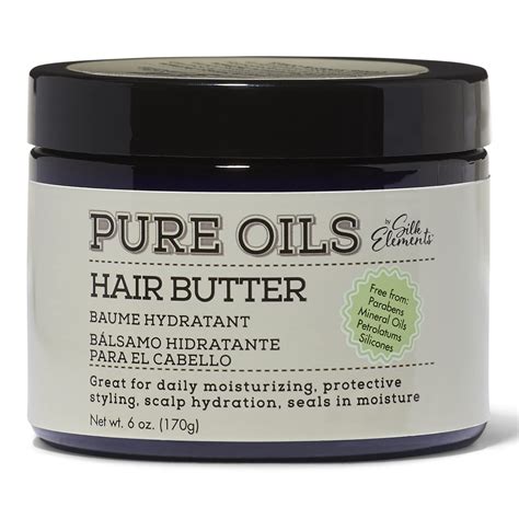 Silk Elements Pure Oils Hair Butter 6oz - Nourishing Hair Treatment ...