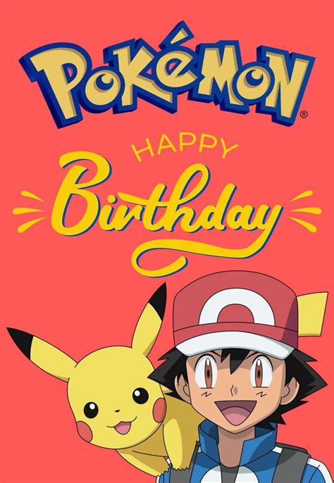 Pikachu Printable Birthday Cards — PRINTBIRTHDAY.CARDS