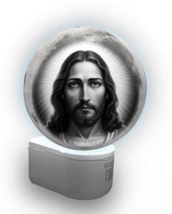 Paru3dart Jesus Photo 3D Printed Wall (Pack of 1) Night Lamp Price in ...