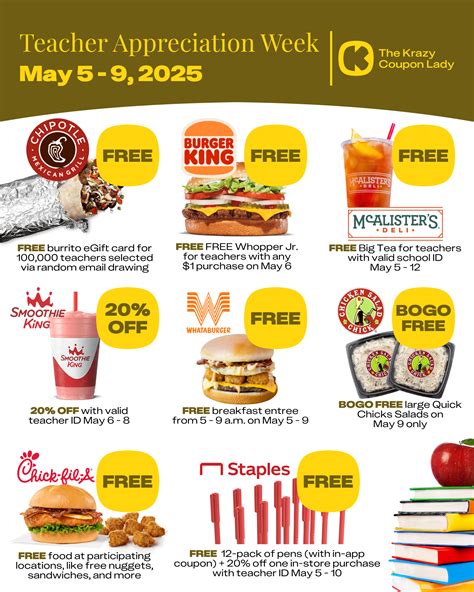 Teacher Appreciation Week 2025: Free Food & Discounts from Whataburger ...