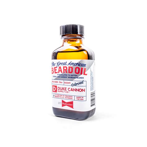 Beard Oil // Great American Budweiser - Duke Cannon - Touch of Modern
