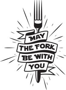 may the fork be with you sticker poster|Motivational Poster ...