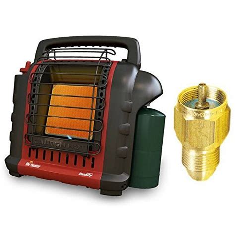 Mr. Heater Portable "Buddy" Heater with Propane Tank Refill Adapter ...