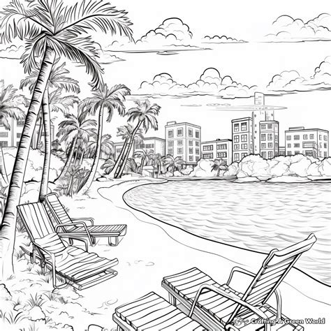 Spring Break Coloring Pages - Free & Printable!