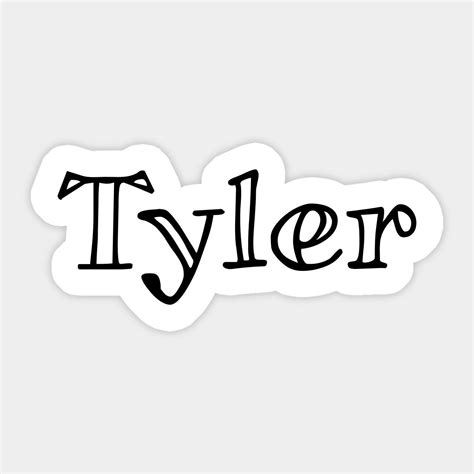 Tyler Sticker | Names with Meaning
