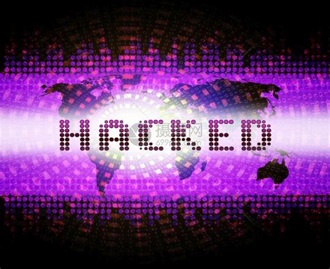 网络安全黑客在线网络攻击2d说明显示数字间谍和破坏安全高清图片下载-正版图片307277047-摄图网