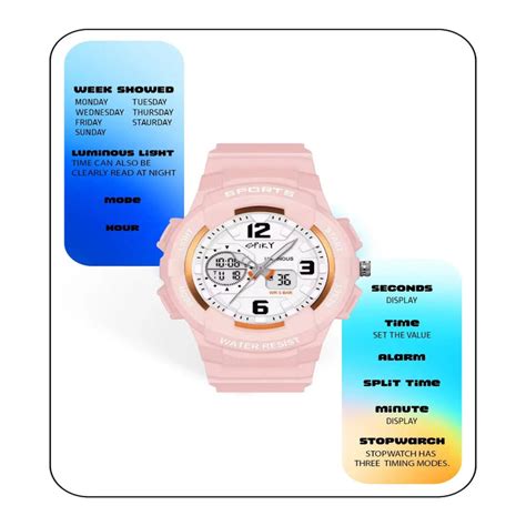 Spiky Spkeva6 Analog & Digital Sporty Watch — Toycra