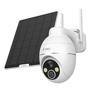 Buy 4G LTE Cellular Solar Security Camera No WiFi Needed, Solar Powered ...