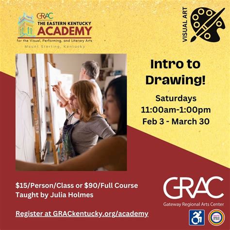 Intro to Drawing, Gateway Regional Arts Center, Mount Sterling, 3 ...