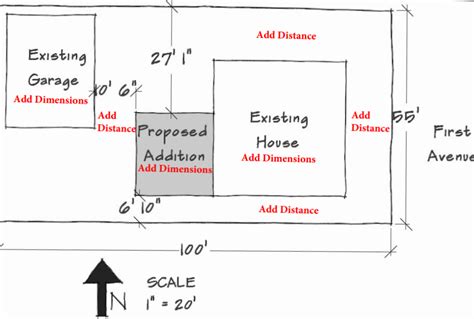 Image result for Building Permit Site Plan Example