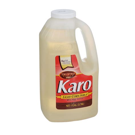 Karo Light Corn Syrup with Light Vanilla, 1 Gallon Jug, 4/Case