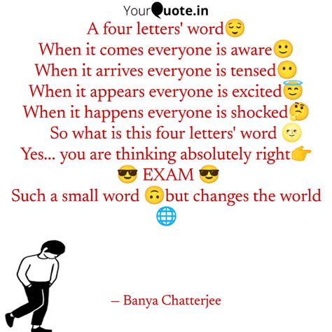 A four letters' word😌 Wh... | Quotes & Writings by Banya Chatterjee ...