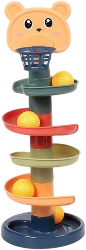 Buy Ball Tower For Toddlers Kids Ball Drop Swirling Roll Educational ...