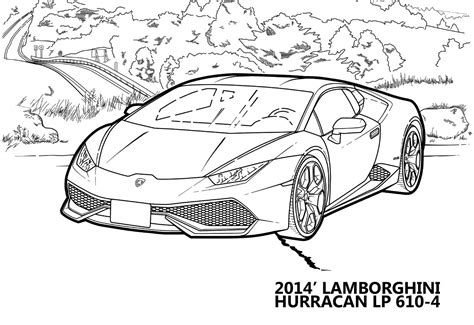 Lamborghini coloring pages - 50 Printable coloring pages