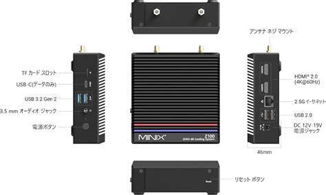 MINIX NEO Z100-0dB Fanless Mini PC, Intel Alder Lake India | Ubuy