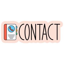 Contact Stickers - Free communications Stickers