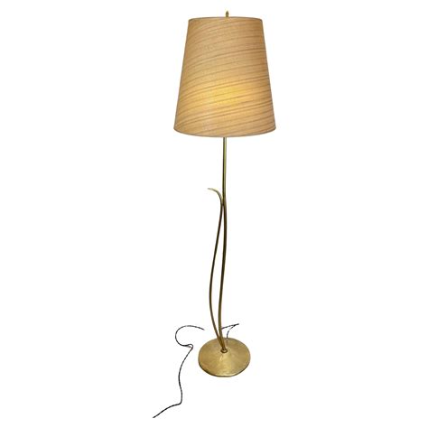 Mid-Century Brass Floor Lamp, 1950s For Sale at 1stDibs