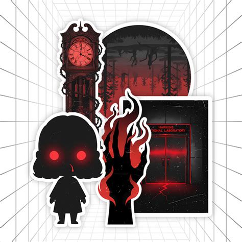 Hawkins Upside Down | Stranger Things #01 | Stickerized | 5 Stickers ...