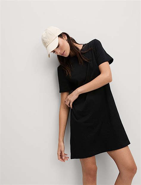 Buy Pure Cotton Mini T-Shirt Dress at Marks & Spencer