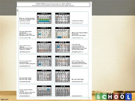 2019 2020 CALENDAR NEISD Belief The district calendar