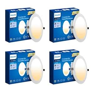 Buy PHILIPS Ultra Glow 10-watt Round LED Downlighter | 3 Colors in 1 ...