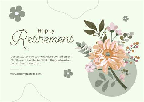 Free printable, customizable retirement card templates - Worksheets Library