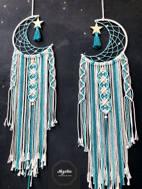 Dream Catcher Moon Stars for Baby Bedroom Decoration, Dream Catcher ...