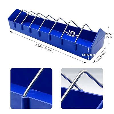 Buy Pigeon Feeder,2pcs Birds Poultry Chicken Duck Parrots Large Feeder ...