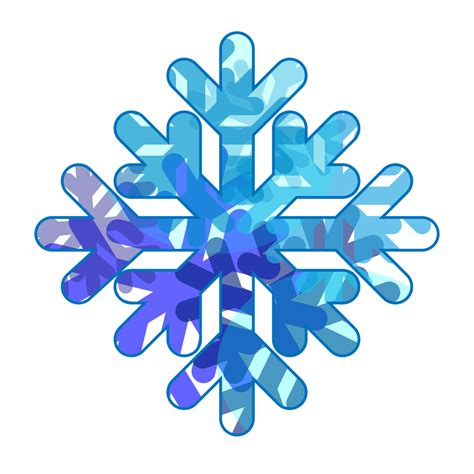Blue Snowflake Clip Art