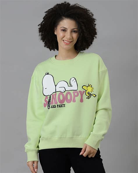 Snoopy Relaxed Fit Sweatshirt Women – Free Authority