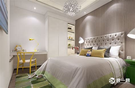 重庆107平的现代简约三居室装修案例_猎装网装修平台