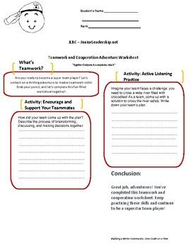 Collaborative Teaming Worksheet 的图像结果