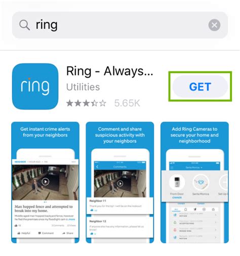 Image result for Install Ring App