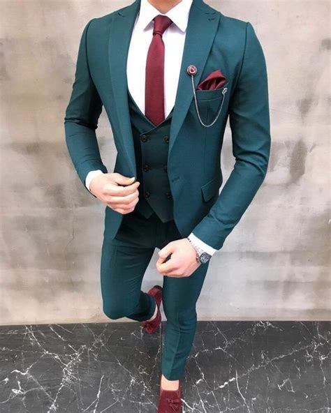 korean style 3 piece suit