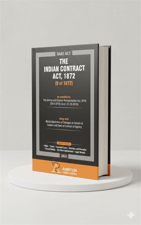 Indian Contract Act, 1872 | AMBITION PUBLICATIONS | Edition 2026 ...